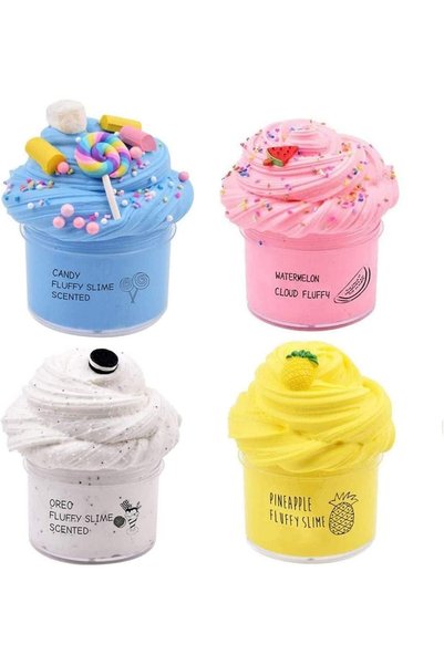 Generic Slime Kit, Super Soft & Non-Sticky, Stress Relief Toy Scented Sludge ...