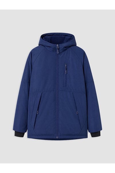 LC Waikiki معطف LC WAIKIKI للأولاد قابل للنفخ مع غطاء للرأس