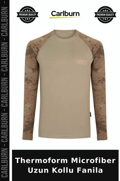 Carlburn Thermoform Microfiber Long Sleeve Undershirt Cold Protection Base La...