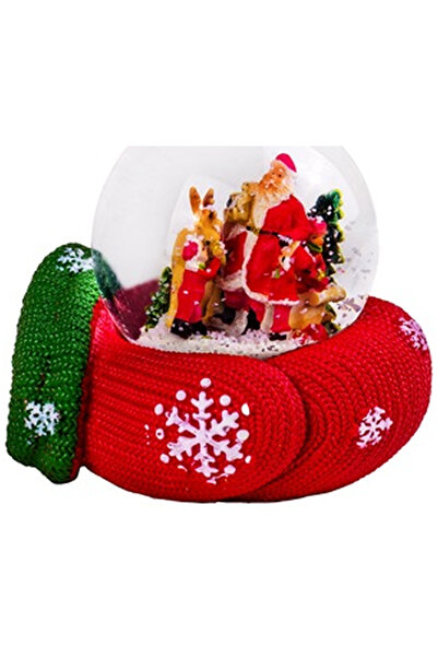 OEM Glob de Zapada de Craciun Mos Craciun Manusa 9cm
