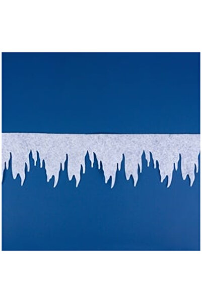 OEM Banner Decorativ de Craciun Zapada Alba Turturi 5m x 16cm