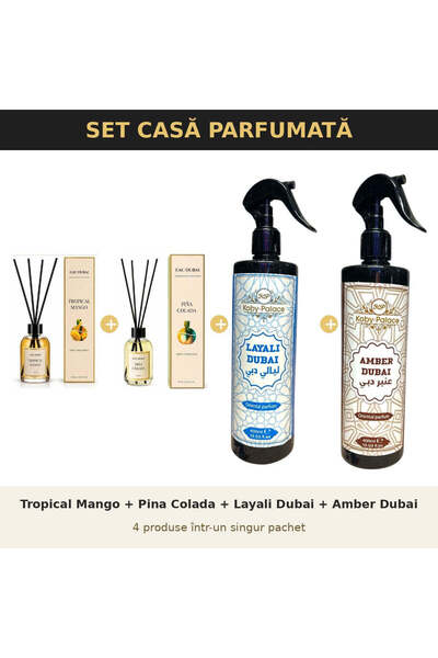 rosehane Set casă parfumată Arabian Nights & Koby Palace – Tropical Mango + P...