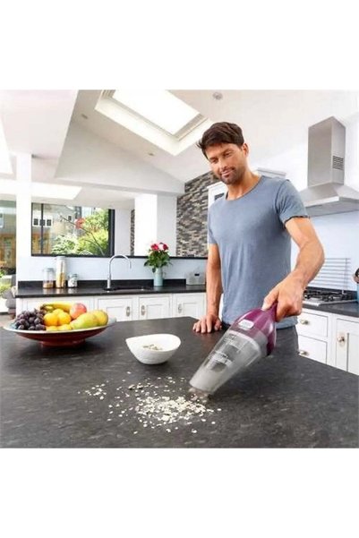 Black&Decker Aspirator de mână Black & Decker NVC115W gri, mov, fără sac