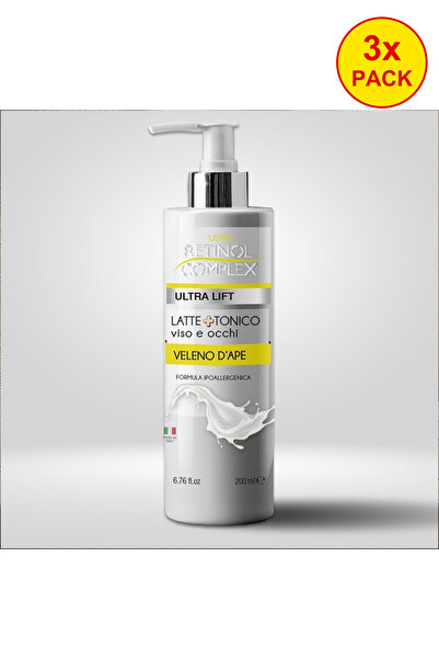 Retinol Complex Pachet 3x Lapte-Tonic cu Venin de Albină - 200 ml
