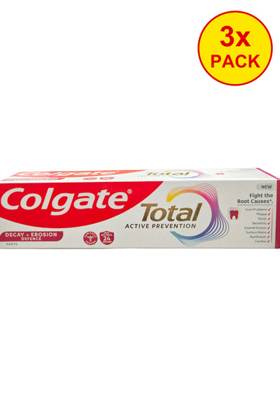 Colgate 3x PACK TOTAL TOOTHPASTE DECAY+EROSION DEFENCE 100 ML