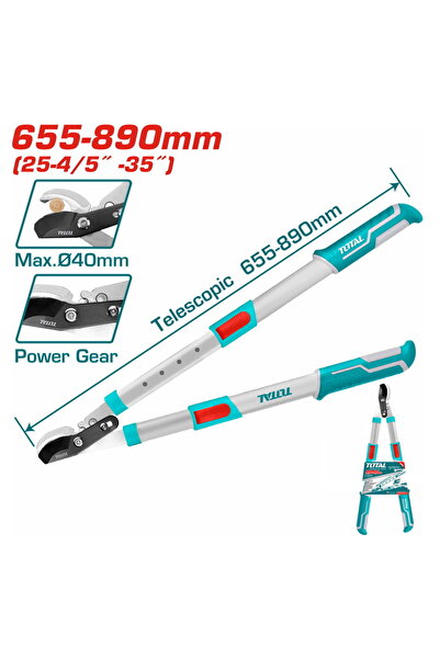 TOTAL THTS1527416 TELESKOPİK DAL BUDAMA MAKASI NMS HIRDAVAT - PH
