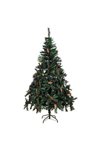 OEM Brad de Craciun Verde cu Conuri 962 de ramuri - 2.1m