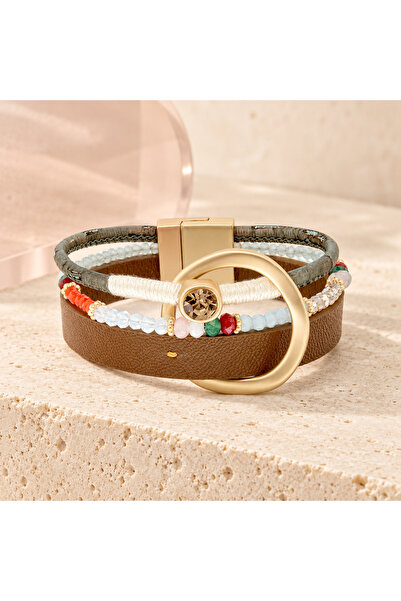 BLOOMY Alexa Layered Leather Bracelet