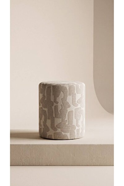 needle home textile .decoration Pablo Vizon Dekoratif Silindir Puf