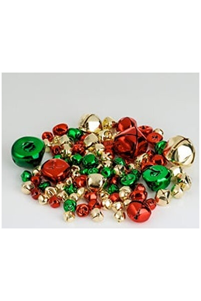 OEM Christmas Bells Set of Different Colors & Sizes - 100pcs