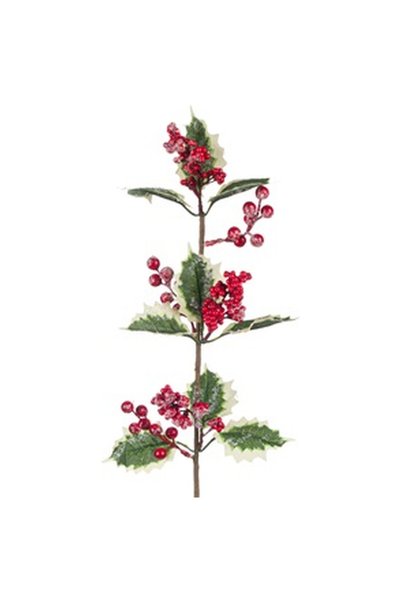 OEM Decorative Christmas Mistletoe Branch with Red Berries Ninse 65cm