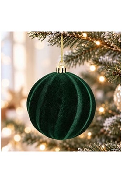 OEM DIS GREEN VELVET GLOBE 8CM