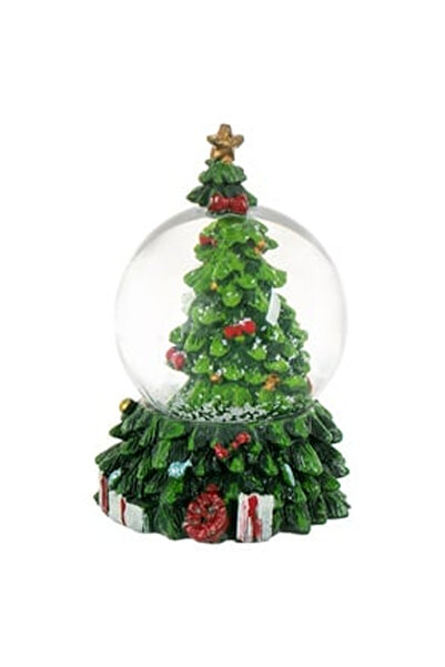 OEM Decorative Christmas Snow Globe with Fir Tree 8cm