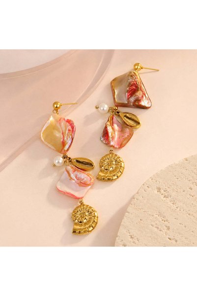 BLOOMY Rosy Tide Earrings