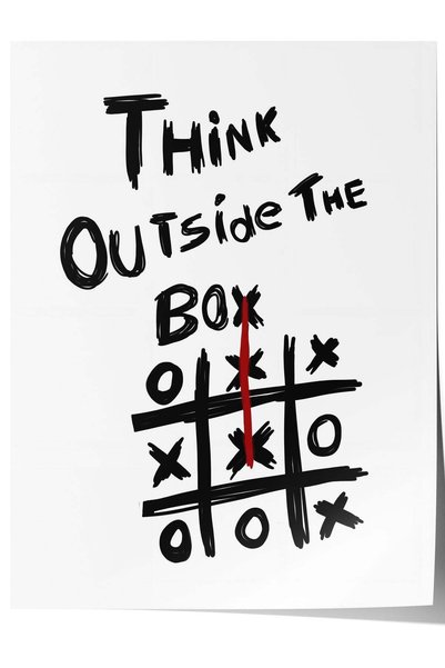 Postifull Think Outside The Box Poster fără ramă nr. 160477