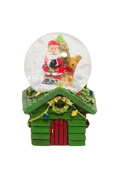 OEM Decorative Christmas Snow Globe Santa Claus Deer Fir Tree 6cm