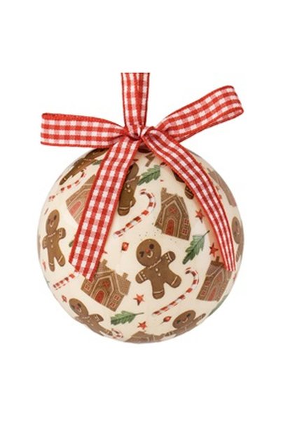 OEM Christmas Tree Ornament Gingerbread Man Globe Ø7.5cm