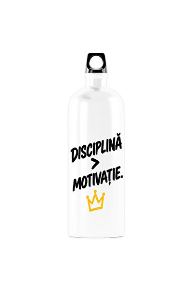 Arka9 500 ml aluminum sports bottle – "Discipline > Motivation"