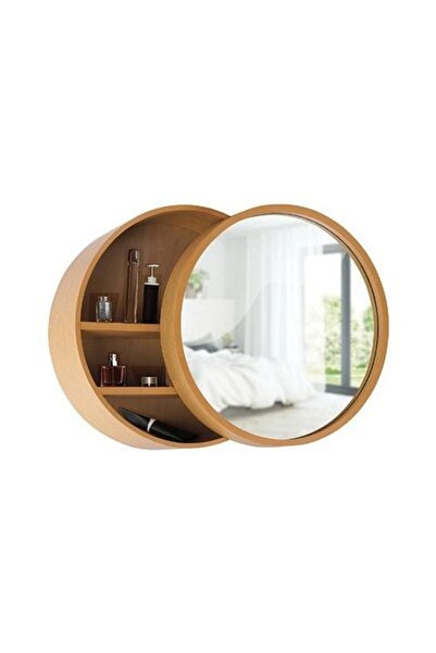 OEM Oglindă de baie cu dulap Hausberg DL1, cu deschidere glisantă, rotundă, P...