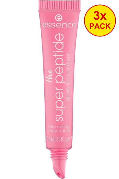 Essence Cosmetics 3 броя есенция със супер пептиди за бляскаво третиране на у...