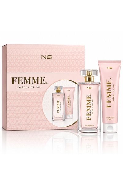 N.G. Set cadou pentru femei, FEMME L'odeur du NG, Apă de parfum EDP 100 ml + ...