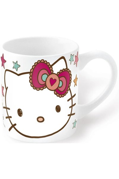Hello Kitty Порцеланова чаша  "Звезди " 325 мл (11 унции) в подаръчна кутия