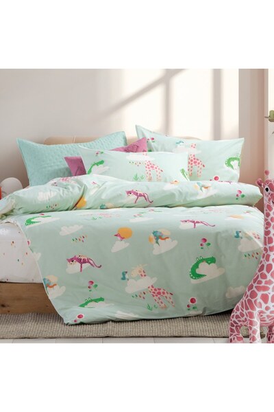 Nef Nef Homeware Nef-Nef Homeware Παιδικό Σετ Σεντόνια  "Ο Ουρανός Είναι Ζωολ...