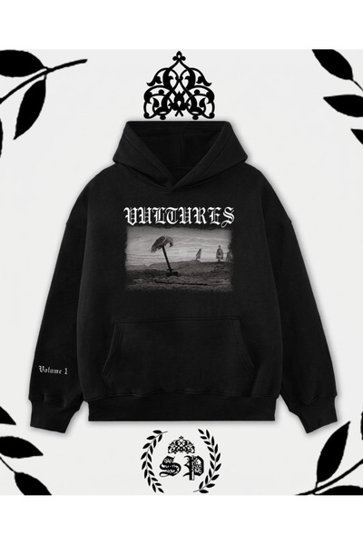 StartMore هودي فينتيج من Vultures بتصميم Supertee Y2K SweatShirt