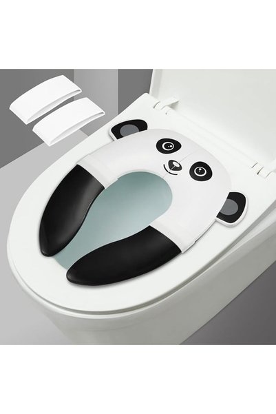 PandaEar Panda Air Toilet Seat Cover |   Travel Potty Seat for Kids Foldable ...