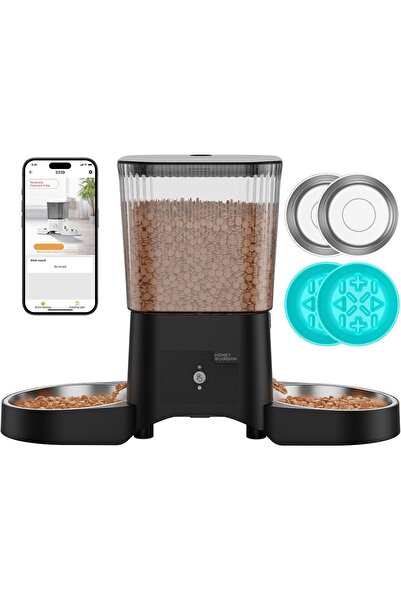 pet Hrănitor Automat Inteligent pentru Pisici și Câini, WiFi 5G/2.4G, 3.5L, 2...