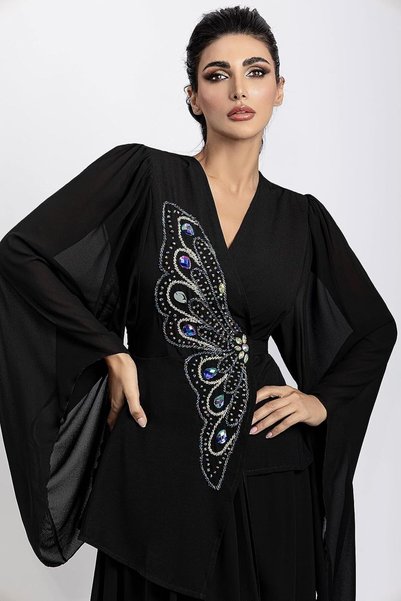 Generic Women's Arabian Dress Long Sleeve Elegant Maxi Gown | Modest Traditional Attire for Casual & Special Occasions