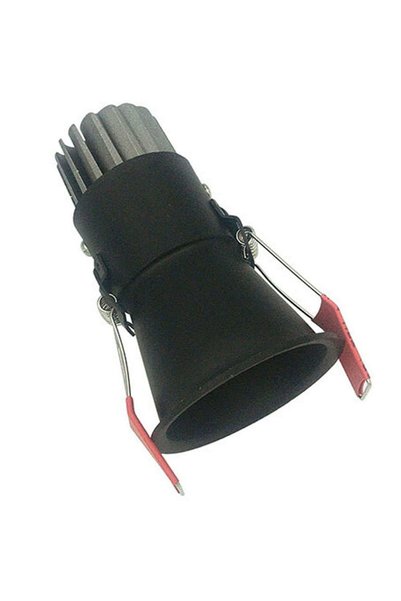 Zambelis S074 Εντοιχιζόμενο Σποτ LED, 6W, 480 lm, 3000K, Μαύρο, Ø5.5 x 9.1 εκ.