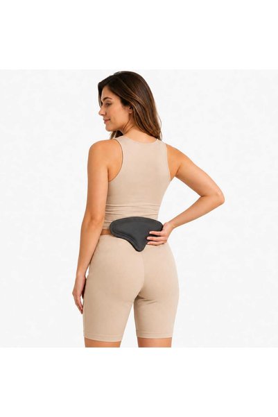 Nevara Black Foam Support Pad for Lower Back and Hip Post-Surgery - Comfortable Foam Pad for under Girdles and Compression Garments