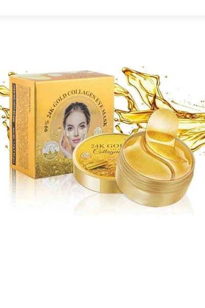 veora 24K Altın Ve Kolajen Etkili Göz Altı Maskesi 60 Adet (Yorgunluk Ve Morl...