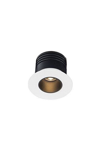 Zambelis Λευκό Χωνευτό Σποτ LED, 2W COB, 100 lm, IP65, Αλουμίνιο, 3.7 εκ.