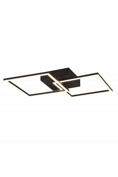 RL Lighting Φωτιστικό Οροφής LED Trail Μαύρο, 20W, 2250 lm, 3000K, 60 x 35 εκ.