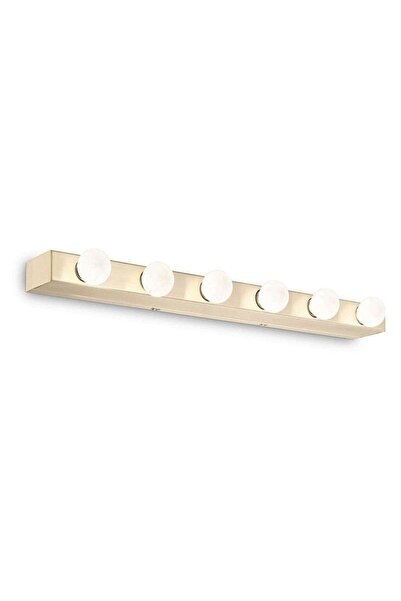 Ideal Lux Prive Gold Φωτιστικό Τοίχου 6 Φώτων, 60,5 εκ., 6 x E14, 40 W Μέγιστ...