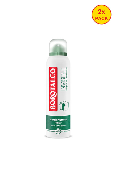 Borotalco Pachet 2x Deodorant Spray Invisible Original