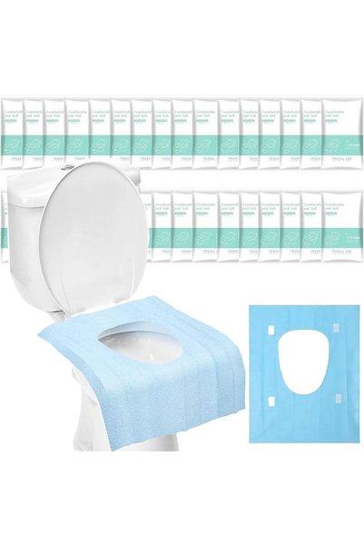 DIWANSA 40 Pack Toilet Seat Covers Disposable, 40x60cm Portable Waterproof To...