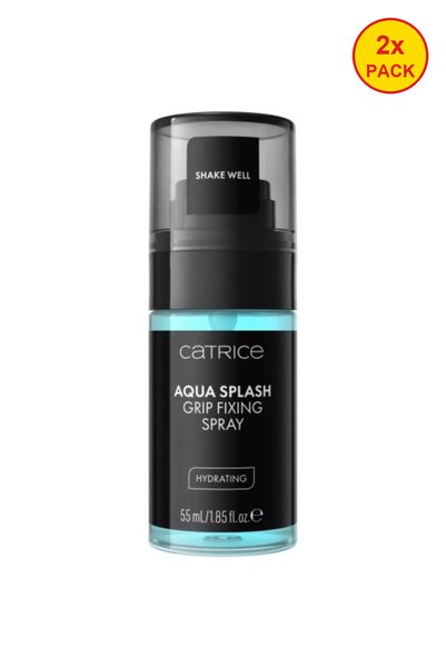 Catrice 2 броя Aqua Splash Grip Фиксиращ спрей Catrice, 55 мл