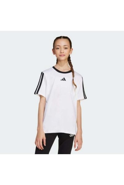 adidas تي شيرت بنمط حياة الفتاة _ JW8628