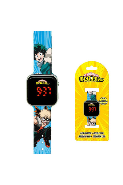 Academia de supereroi Fight ceas cu LED digital