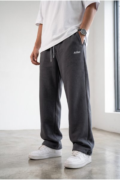aziso Pantaloni de trening cu croială lejeră și picior ajustabil
