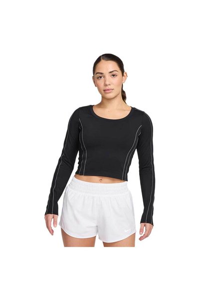 Nike Γυναικείο Εφαρμοστό Κροπ Τοπ Dri-FIT L