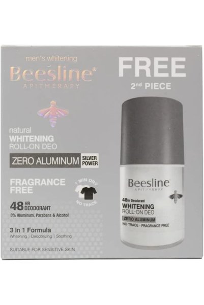 Beesline مزيل عرق طبيعي مبيض للبشرة خالٍ من الألومنيوم وخالٍ من العطور Silver...