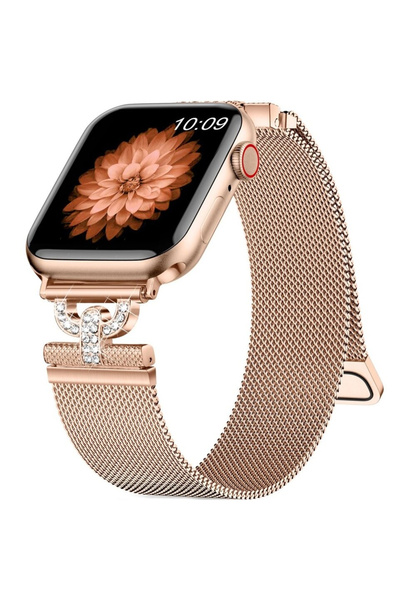 XGSM Brățară pentru Apple Watch 1/2/3/4/5/6/7/8/9/10/11/SE 38/40/41/42mm, Roz...