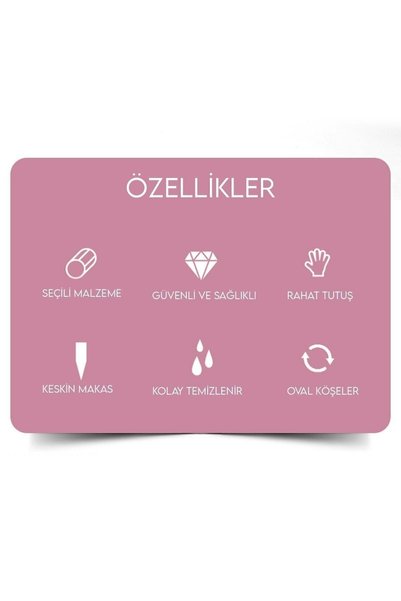 Levn Home Taraklı Kaş Makası Pembe Renk