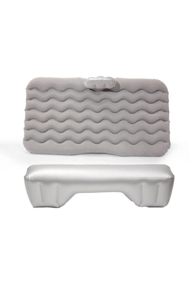 BsElektronik In-Car Inflatable Mattress Travel Bed Gray Color Excellent Quality