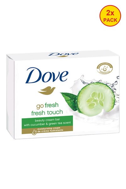 Dove Двойна опаковка Сапун крем Фреш Тъч, 90 г