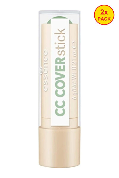 Essence 2 броя CC коректор стик, зелен 10, Essence, 6 г